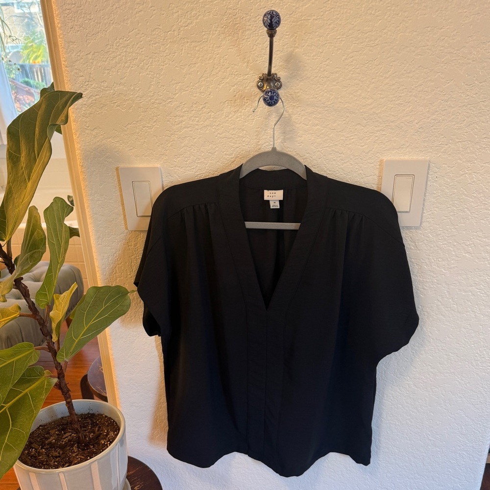 Black blouse by a new day